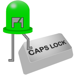 大小写键盘指示灯锁定Caps Lock Indicatorv1.2.0.21 绿色版