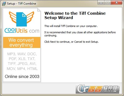 Tiff文件合并工具Coolutils Tiff Combine