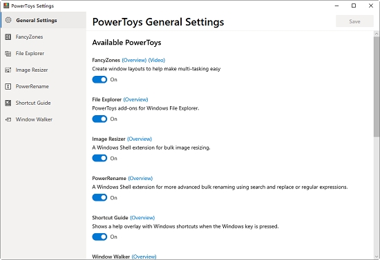 PowerToys(微软小工具)